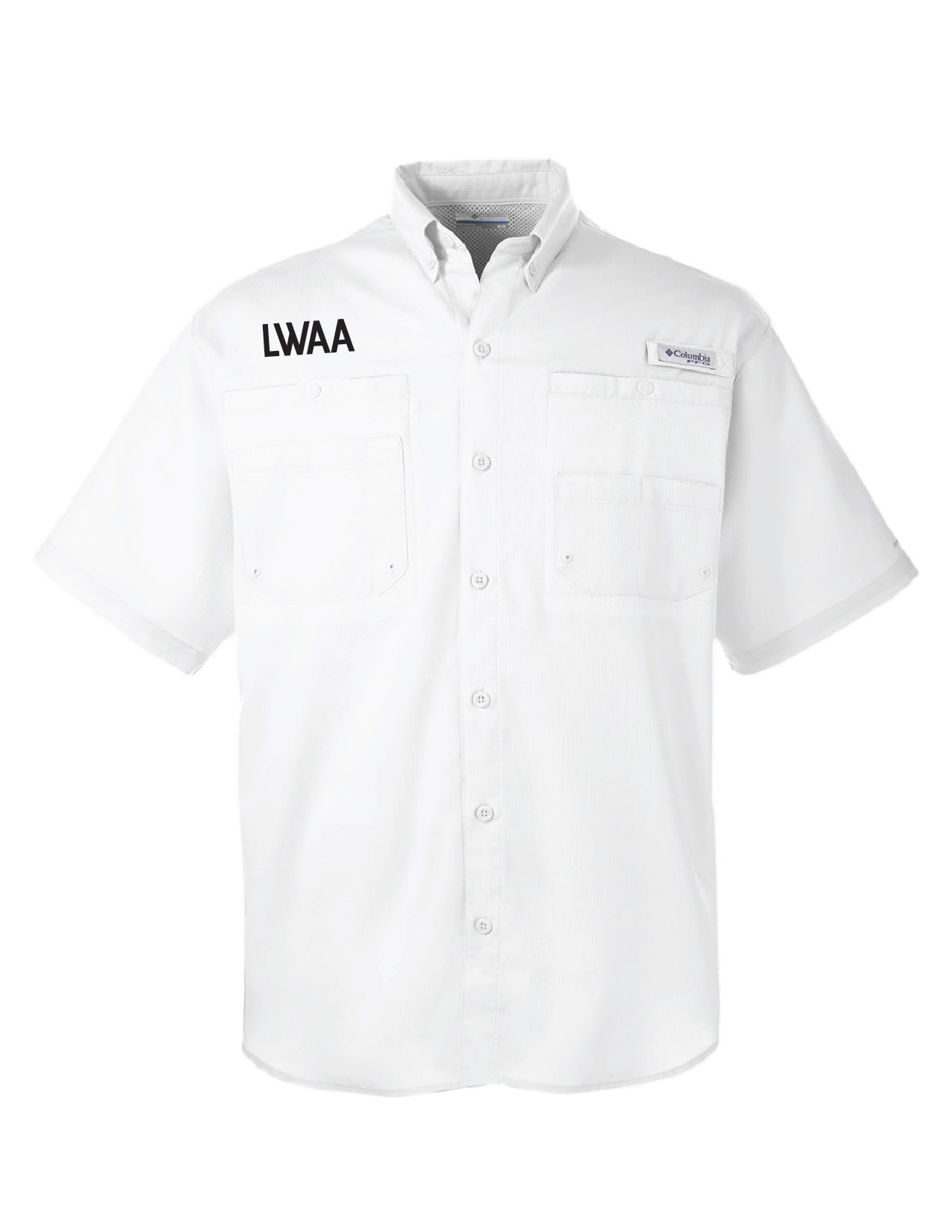 LWAA Short Sleeve Button Down Fishing Shirt