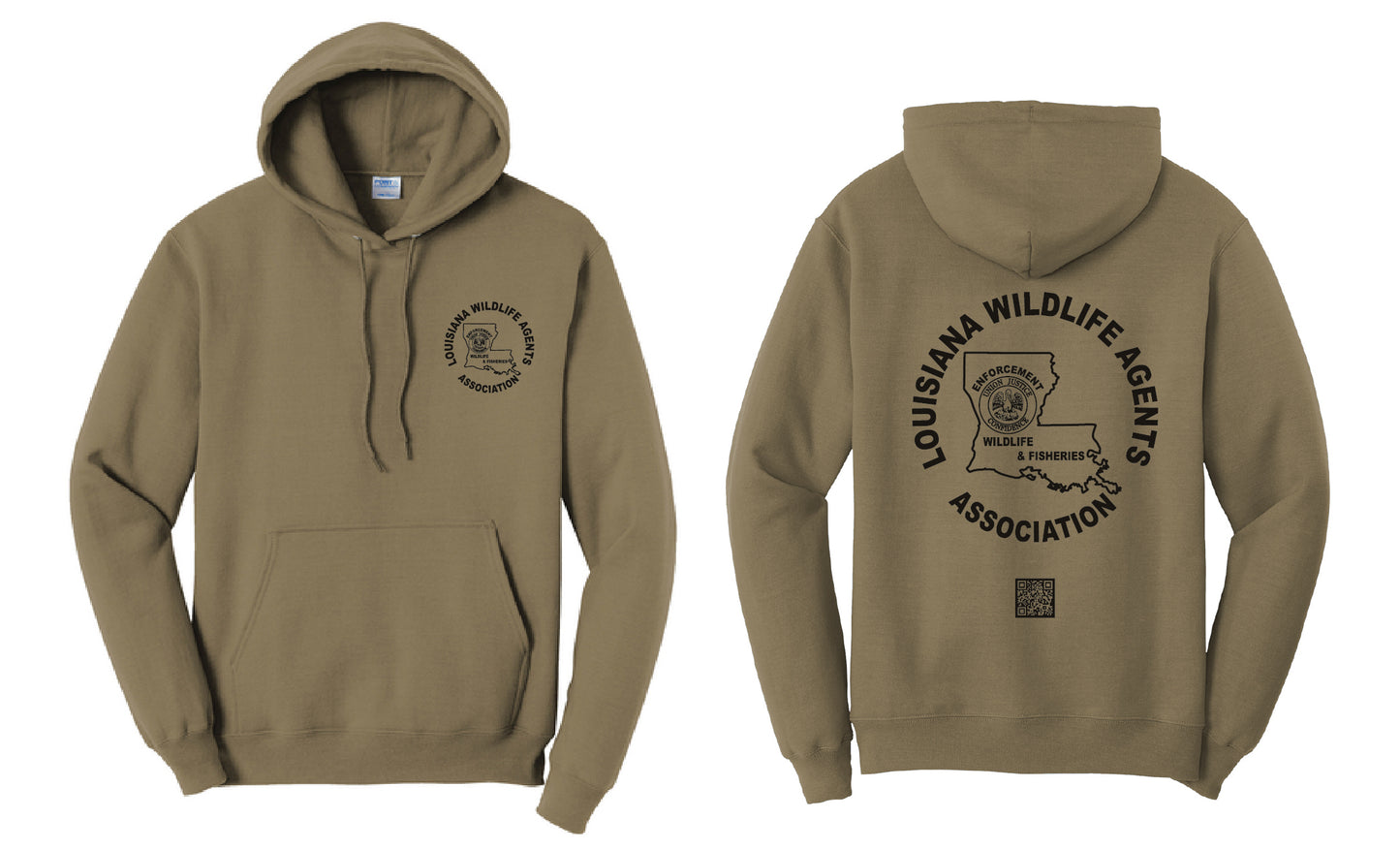 LWAA Fleece Hoodie (Circular Logo)