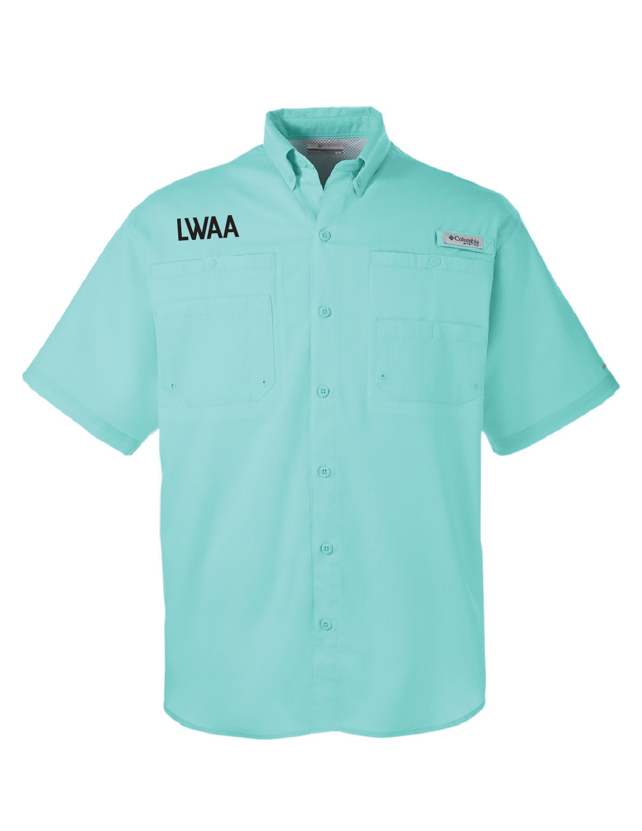 LWAA Short Sleeve Button Down Fishing Shirt
