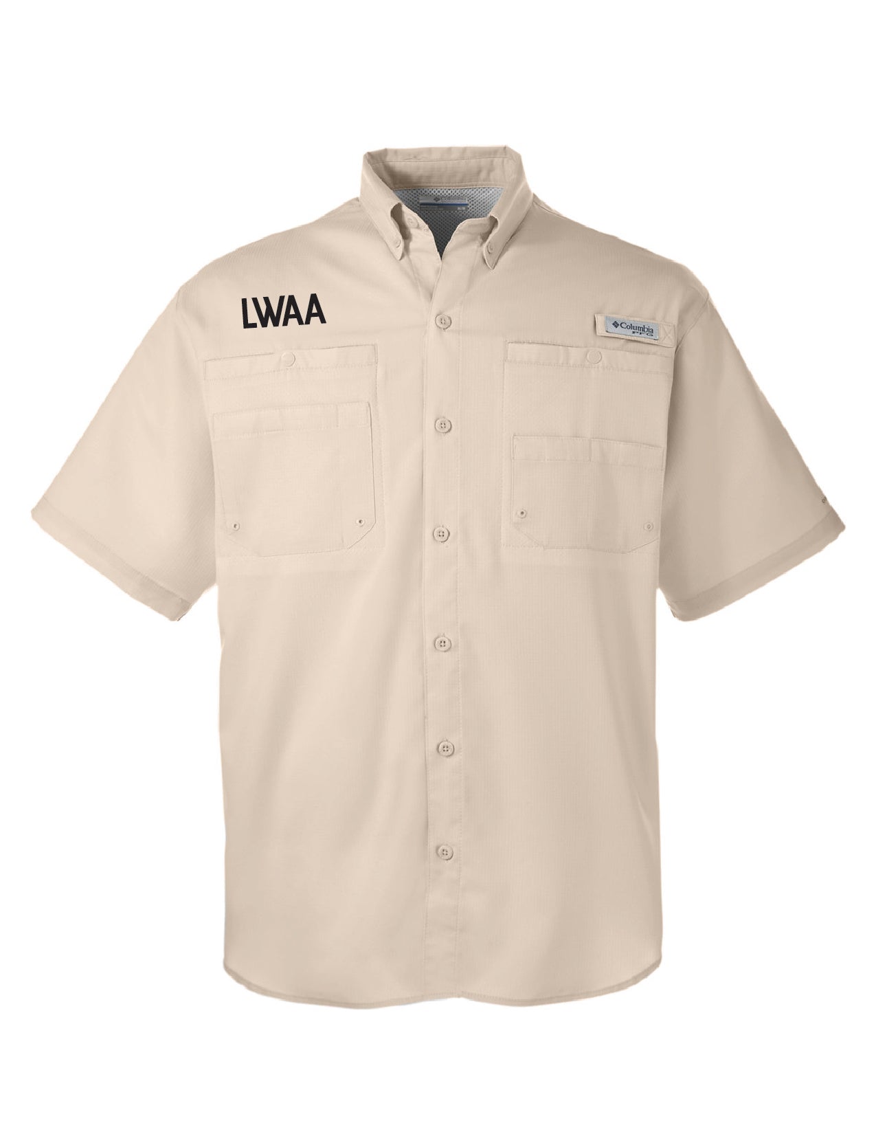 LWAA Short Sleeve Button Down Fishing Shirt