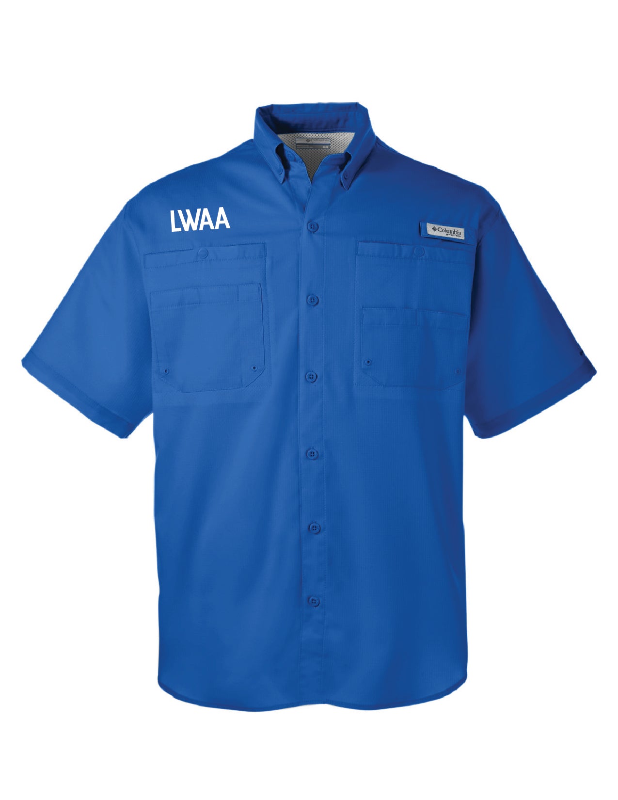 LWAA Short Sleeve Button Down Fishing Shirt