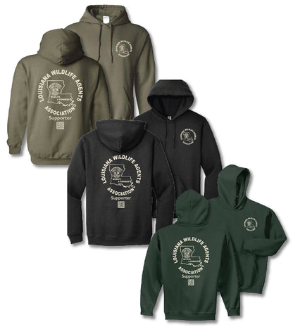 LWAA Supporter Fleece Hoodie (Circular Logo)